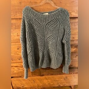 sezane gisele sweater sage green L